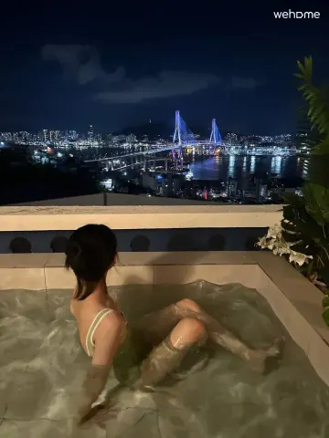 영도 청학 동백, 자쿠지, 부산항대교 파노라마뷰, 힐링독채, 감성펜션