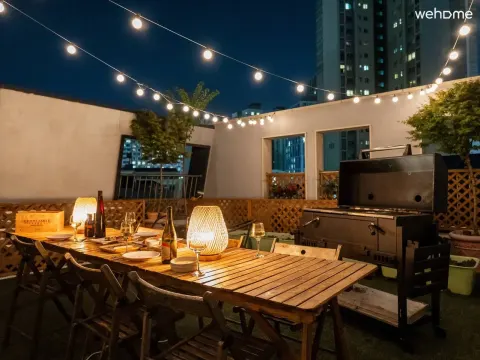 Large room & Rooftop & BBQ near Guui Station#Line2