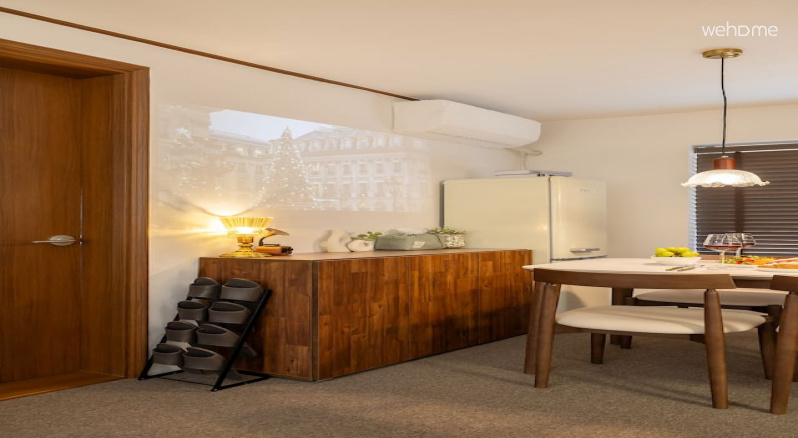 즐거운 식사 시간에 영화나 음악을 즐길 수 있고, 바로 옆에 냉장고가 있어서 편안하게 사용할 수 있습니다You can enjoy movies or music at a fun meal time, and there is a refrigerator right next to it, so you can use it comfortably.