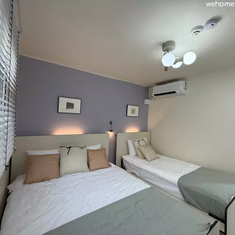 성수동 조용한 골목 속 감성 아지트, 아늑한 침실과 따뜻한 휴식 (3인)