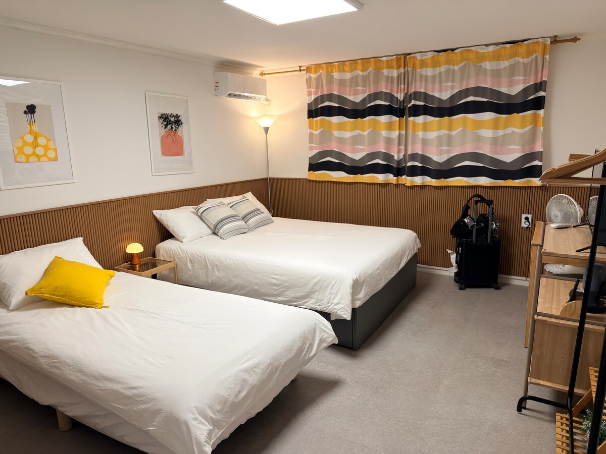 Midam stay#서울역 롯데마트#공덕역#홍대#남대문#명동#Free wifi#계단없음